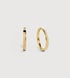Gold Vermeil Essential Small Hoop Earrings - Monica Vinader