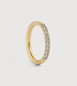 Gold Vermeil Essential Pavé Diamond Ring - Lab Grown Diamond - Monica Vinader