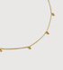Gold Vermeil Fragments Station Necklace - Monica Vinader
