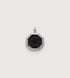 Sterling Silver St Christopher Gemstone Pendant - Black Onyx - Monica Vinader