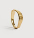 Gold Vermeil Capri Stacking Ring - Monica Vinader