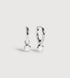 Sterling Silver June Birthstone Huggie Earrings - Moonstone - Monica Vinader