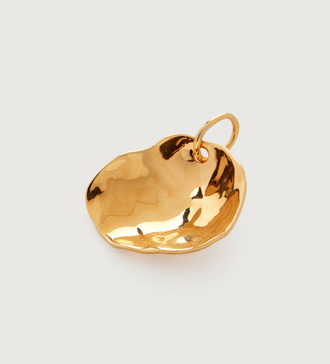 Gold Vermeil Nura Small Shell Pendant Charm - Monica Vinader