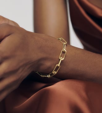 Alternate view of Gold MV Alta™ Charm Bracelet - Monica Vinader