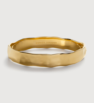Gold Vermeil Siren Muse Bold Bangle - Monica Vinader