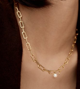Alternate view of Gold Vermeil MV Alta™ Mini Chain Necklace - Monica Vinader