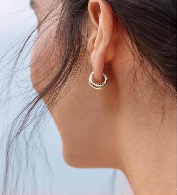 Radianté | Orecchini a Cerchio in Argento Sterling 925 - Lùmine Radianté | Orecchini a Cerchio in Argento Sterling 925 - Lùmine