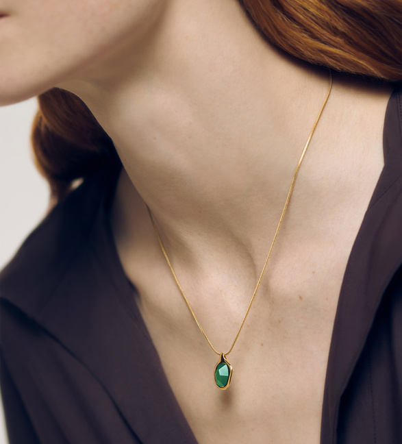 Vibrant Green Onyx Jewelry | Monica Vinader US