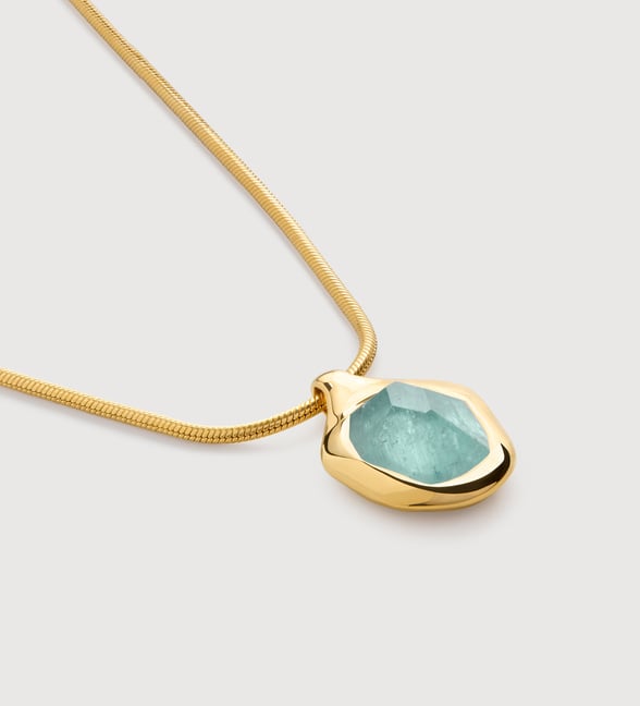 【MONICA VINADER】18KYGヴェルメイユ Rolo チェーンネックレス Rolo Chain Necklace Adjustable 81cm/32' in 18k Rose Gold