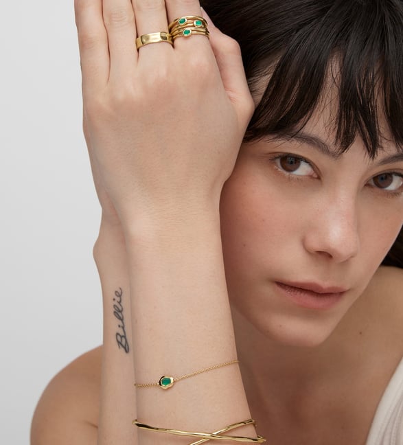 Vibrant Green Onyx Jewelry | Monica Vinader US
