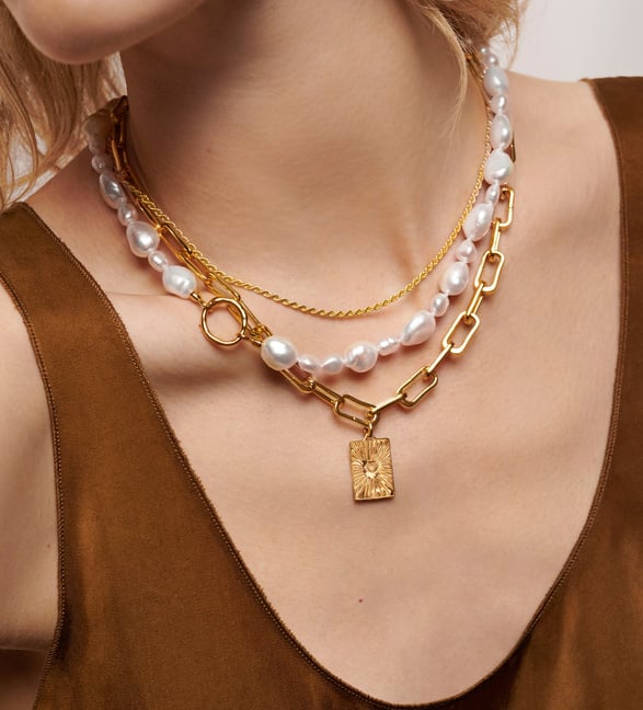 ネックレス・ペンダント [Rita monica] Beads Pearl Necklace lg3x