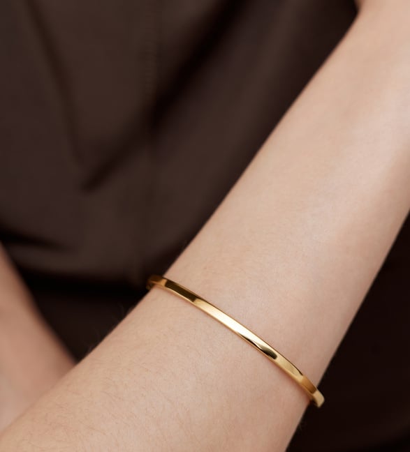 Gold Vermeil & Sterling Silver Bangles | Monica Vinader DE