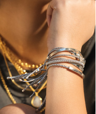18ct Gold Vermeil & Sterling Silver Bracelets | Monica Vinader