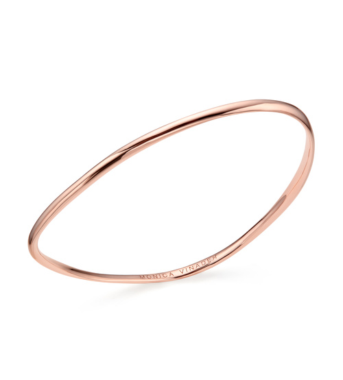 Rose Gold Vermeil Nura Reef Bangle - Monica Vinader