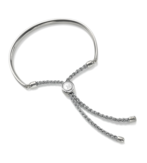 Fiji Friendship Bracelet - Silver Metallica
