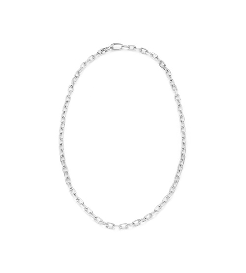 Sterling Silver Alta Capture Mini Link Necklace - Monica Vinader