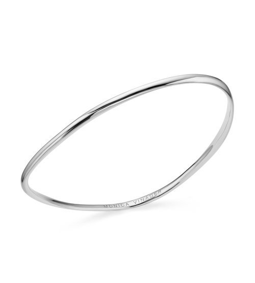 Sterling Silver Nura Reef Bangle - Monica Vinader