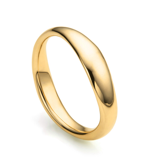 Gold Vermeil Nura Reef Stacking Ring - Monica Vinader