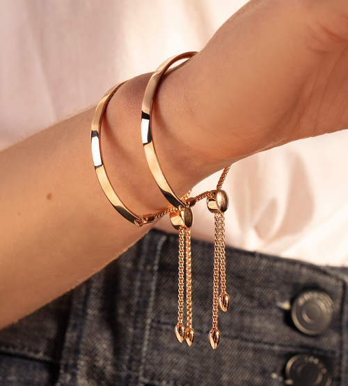 Alternate view of Rose Gold Vermeil Fiji Chain Bracelet - Monica Vinader
