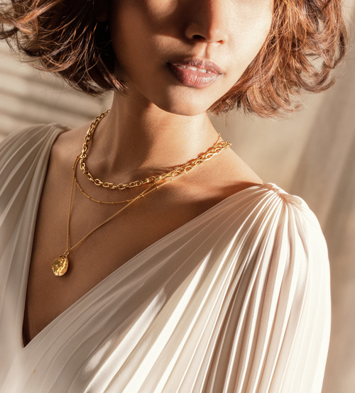Alternate view of Gold Vermeil Fine Chain 24