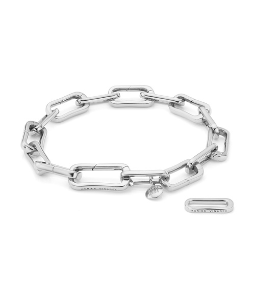 Sterling Silver Alta Capture Charm Bracelet - Monica Vinader