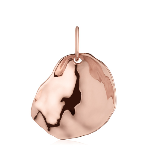 Rose Gold Vermeil Nura Small Shell Pendant Charm - Monica Vinader