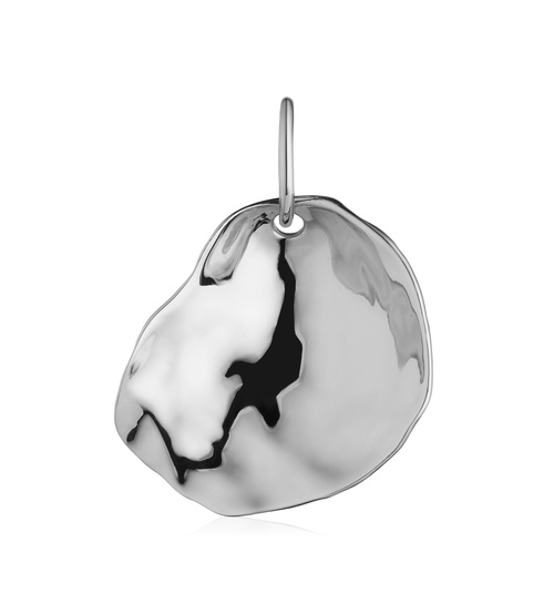 Sterling Silver Nura Small Shell Pendant Charm - Monica Vinader