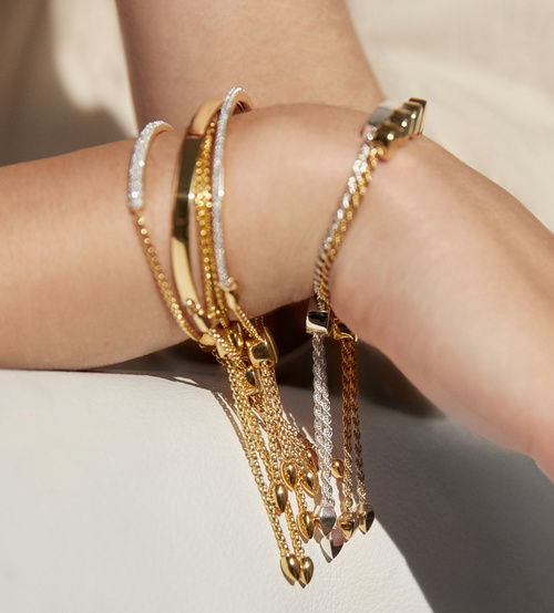 Alternate view of Gold Vermeil Fiji Chain Bracelet - Monica Vinader