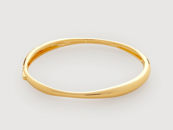 Gold Vermeil Nura Reef Bangle - Monica Vinader
