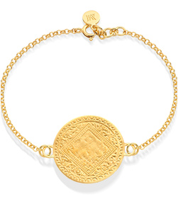 Gold Vermeil Mini Marie Bracelet - Gold - Monica Vinader