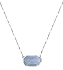 Capri Necklace - Blue Lace Agate