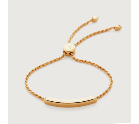 Engraved Gold Bracelet