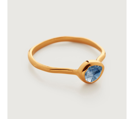 Siren Small Stacking Ring in 18ct Gold Vermeil on Sterling Silver and ...