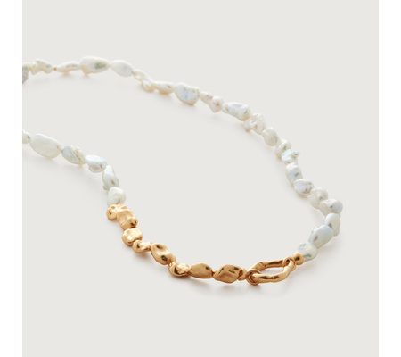 Keshi Pearl Necklace | Monica Vinader