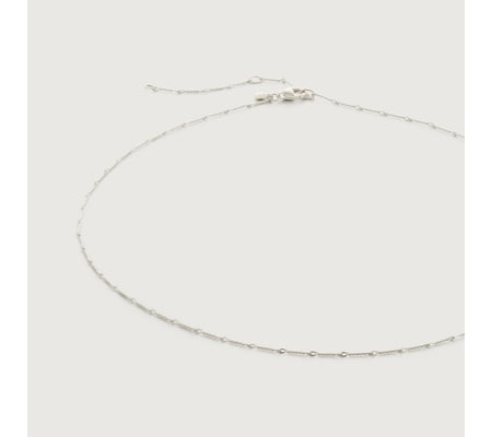 Twist Chain Necklace in Sterling Silver | Jewellery by Monica