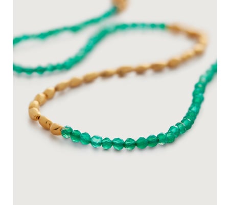 Mini Nugget Gemstone Beaded Necklace | Monica Vinader