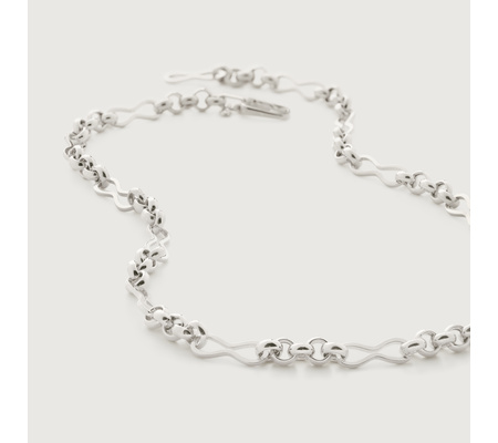 Heritage Link Necklace adjustable 50cm/20' in Sterling Silver