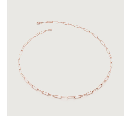 Alta Textured Chain Necklace Adjustable 