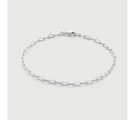 【MONICA VINADER】Mini Paperclip チェーンブレスレット Bold Paperclip Chain Necklace 20' in Sterling Silver