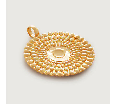 Juno Disc Pendant in 18k Gold Vermeil on Sterling Silver | Jewellery by ...