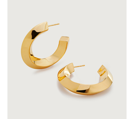 18K Vivian Large Hoop Earring