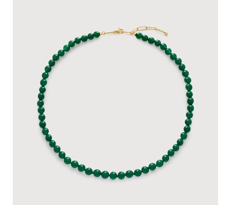 Round Gemstone Necklace | Monica Vinader