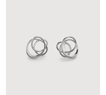 Nura Wrap Stud Earrings | Monica Vinader