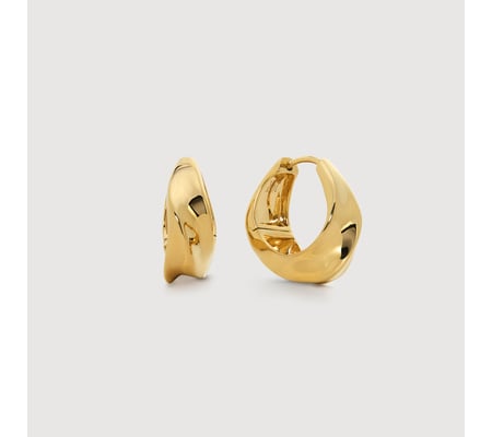 Nomade Small Hoops | Monica Vinader