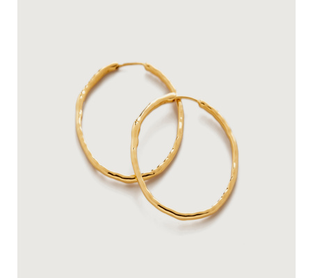 MV Siren Muse Large Hoop Earrings | Monica Vinader