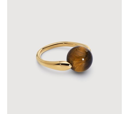 Kate Young Round Gemstone Ring | Monica Vinader
