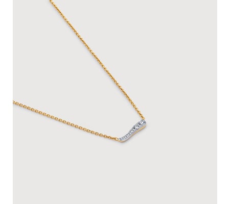 Riva Pavé Diamond Chain Necklace | Monica Vinader