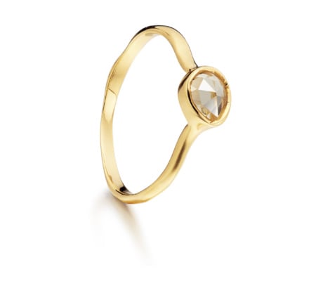 Siren Small Stacking Ring in 18ct Gold Vermeil On Sterling Silver and ...