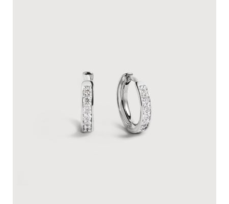 Essential Diamond Huggie Earrings