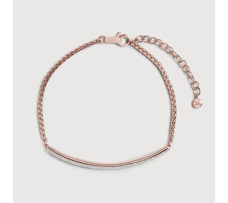 Fiji Mini Bar Chain Bracelet | Monica Vinader